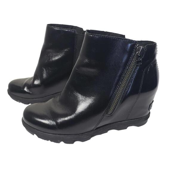 Sorel Shoes - Sorel Women's Sz 10 Black Joan of Arctic Wedge Boots